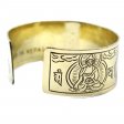 (image for) Brass Tibetan Bracelet - Five Buddha