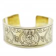 (image for) Brass Tibetan Bracelet - Five Buddha