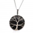 (image for) Tree of Life Gemstone Necklace - Black Onyx