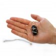 (image for) Cascade Wrapped Gemstone Necklace - Rough Black Onyx