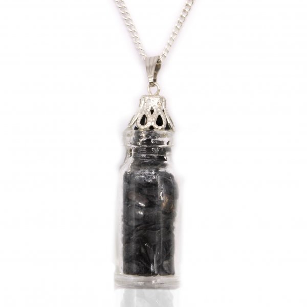 (image for) Bottled Gemstones Necklace - Black Onyx