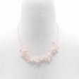 (image for) Longstone Gem Necklace - Rose Quartz