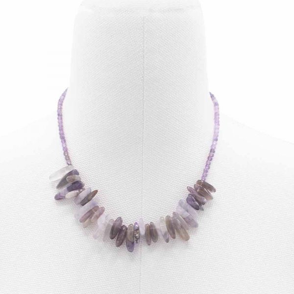 (image for) Longstone Gem Necklace - Amethyst