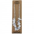 (image for) Longstone Gem Necklace - White Jasper