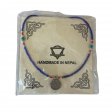 (image for) Nepalese Extra Fine Gem Necklace - Blue Onyx & Tree of Life