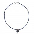 (image for) Nepalese Extra Fine Gem Necklace - Blue Onyx & Tree of Life