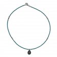 (image for) Nepalese Extra Fine Gem Necklace - Turquoise & Teardrop