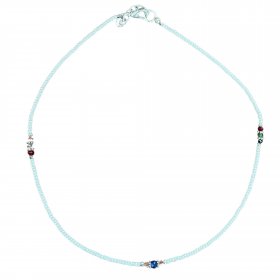 Nepalese Extra Fine Gem Necklace - Pearl & Cut Beads