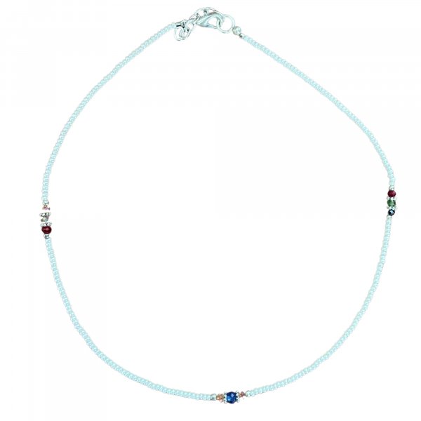 (image for) Nepalese Extra Fine Gem Necklace - Pearl & Cut Beads