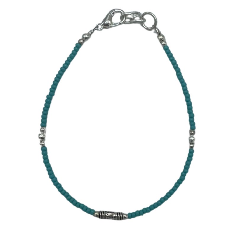 (image for) Nepalese Extra Fine Gem Bracelet - Turquoise & Teardrop