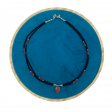(image for) Nepalese Extra Fine Two Line Necklace - Black & Coral Pendant