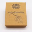 (image for) Necklace & Earring Set - Bravery Leaf - Pewter