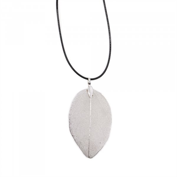 (image for) Necklace - Bravery Leaf - Silver