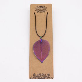 Necklace - Bravery Leaf - Multicoloured