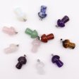 (image for) Gemstone Mushrooms Pendants (12 assorted) 20x15mm