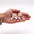 (image for) Gemstone Rose Quartz Gold & Silver Plated Pendants (6 assorted)