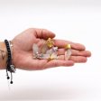 (image for) Gemstone Clear Quartz Gold & Silver Plated Pendants (6 assorted)