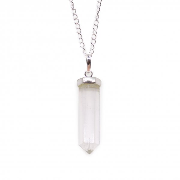 (image for) Gemstone Classic Point Pendant - Rock Quartz