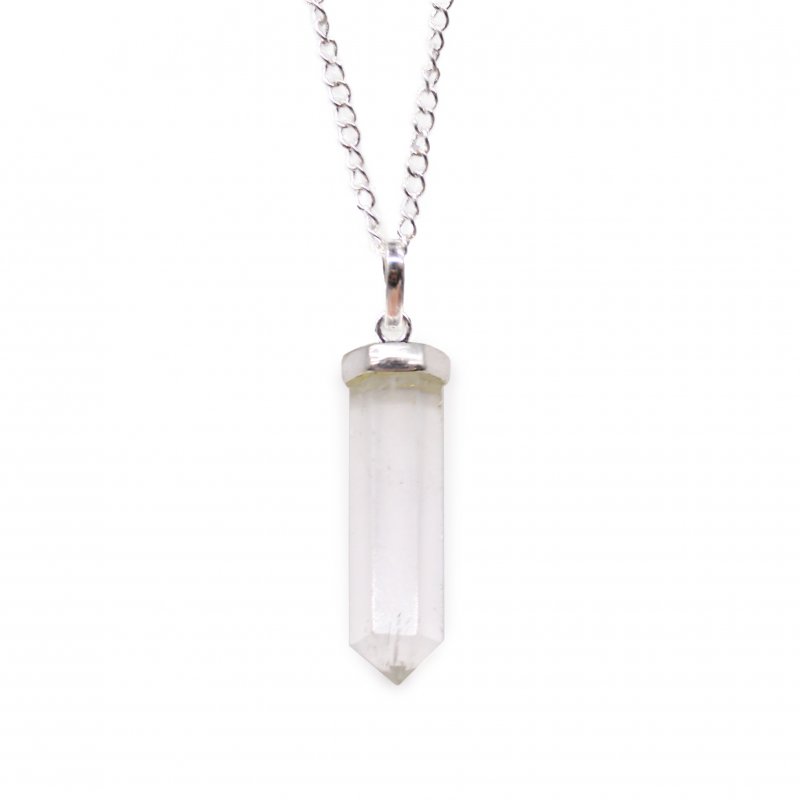 (image for) Gemstone Classic Point Pendant - Rock Quartz