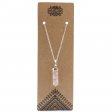 (image for) Gemstone Classic Point Pendant - Rose Quartz