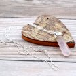 (image for) Gemstone Classic Point Pendant - Rose Quartz
