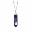 (image for) Gemstone Classic Point Pendant - Amethyst