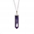 (image for) Gemstone Classic Point Pendant - Amethyst