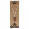 (image for) Gemstone Classic Point Pendant - Tiger Eye
