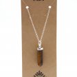 (image for) Gemstone Classic Point Pendant - Tiger Eye