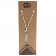 (image for) Gemstone Flat Pencil Pendant - Rock Quartz