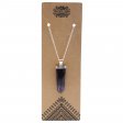 (image for) Gemstone Flat Pencil Pendant - Amethyst