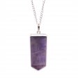 (image for) Gemstone Flat Pencil Pendant - Amethyst