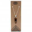 (image for) Gemstone Flat Pencil Pendant - Tiger Eye