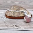 (image for) Gemstone Healing Hands Pendant - Rose Quartz