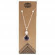 (image for) Gemstone Healing Hands Pendant - Amethyst
