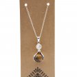 (image for) Gemstone Healing Hands Pendant - Tiger Eye