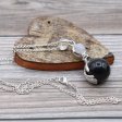 (image for) Gemstone Healing Hands Pendant - Black Agate