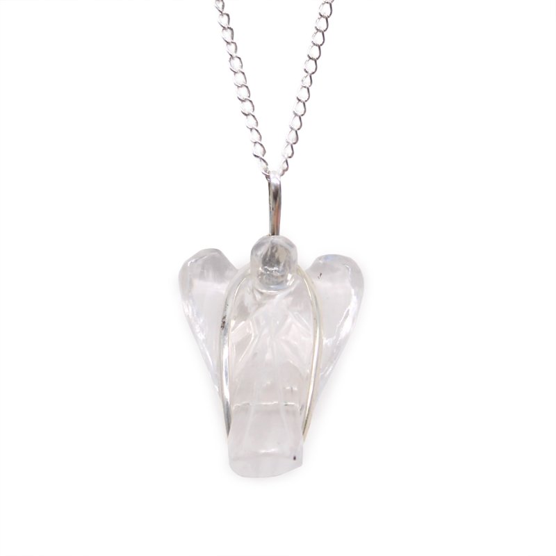 (image for) Gemstone Guardian Angel Pendant - Rock Quartz