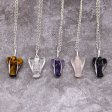(image for) Gemstone Guardian Angel Pendant - Amethyst