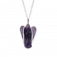 (image for) Gemstone Guardian Angel Pendant - Amethyst
