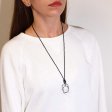 (image for) Laced Gemstone Teardrop Pendant - Rock Quartz