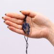(image for) Laced Gemstone Teardrop Pendant - Sodalite