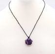 (image for) Laced Gemstone Hexagon Pendant - Lepidolite