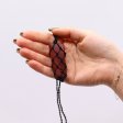 (image for) Laced Gemstone Flat Point Pendant - Red Jasper