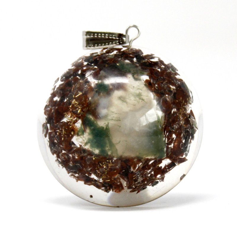 (image for) Orgonite Power Pendant - Power Block in Dome