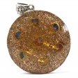 (image for) Orgonite Power Pendant - Multi Power Chakra - Lrg