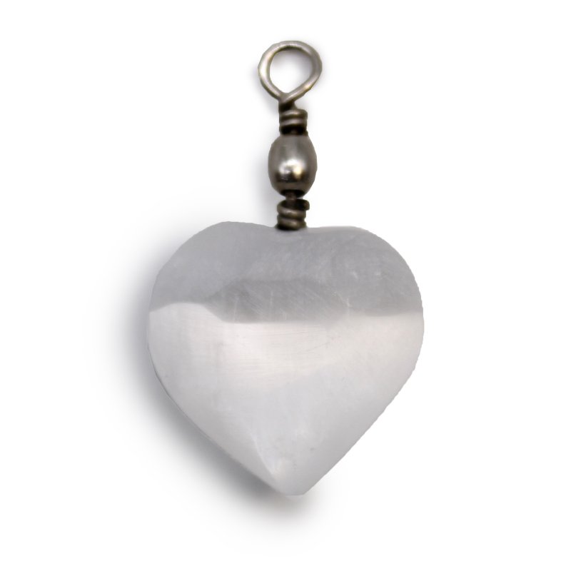 (image for) Selenite Heart Pendant