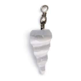 Selenite Spiral Pendant