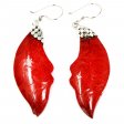 (image for) 925 Silver Earrings - Leaf Drop