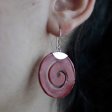 (image for) 925 Silver Earrings - Scroll Design